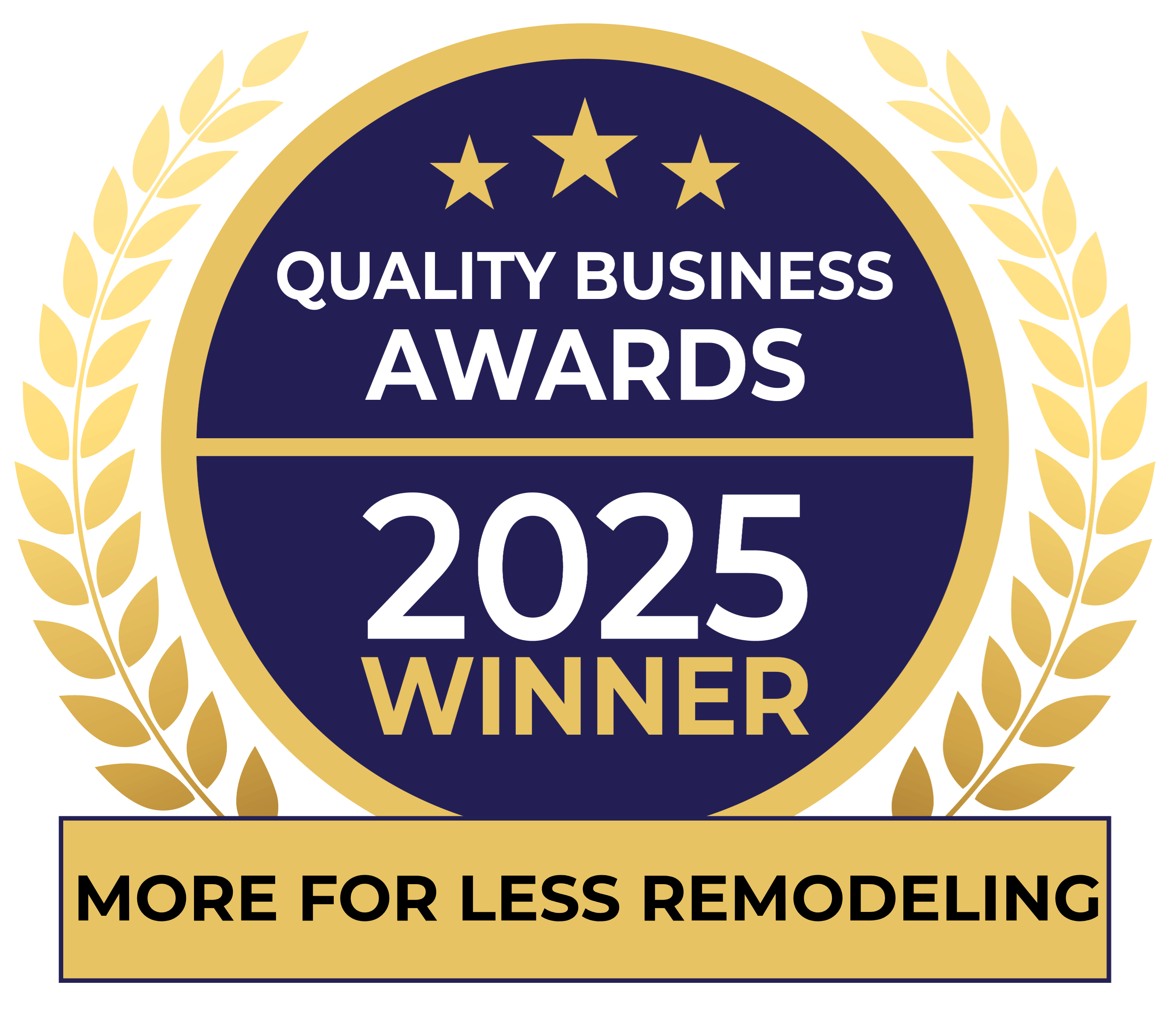 Awards - More for Less Remodeling - QBA2025